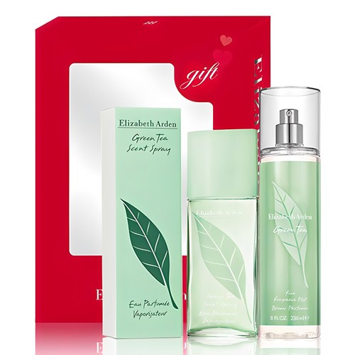 엘리자베스아덴 그린티 센트 스프레이 오 드 뚜왈렛 100ml + 바디 미스트 236ml 세트, 1개