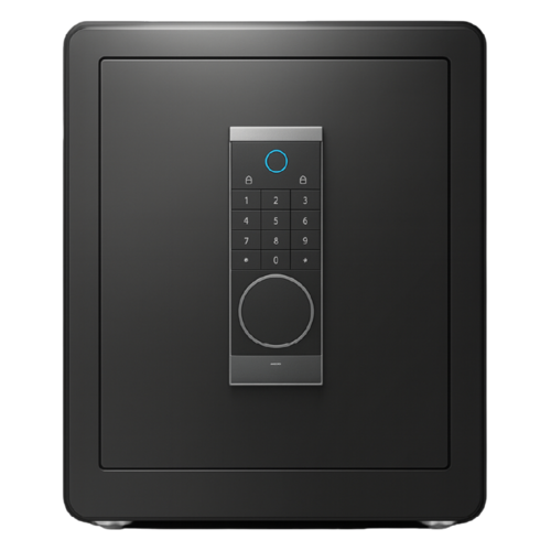 센테르 디지털 키패드 대형 스마트 가정용 금고 450*380*300 안전 경보기 사무, 블랙