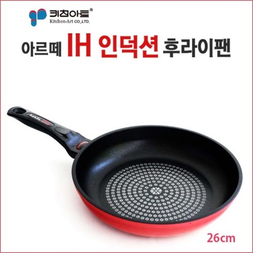 키친아트 IH인덕션 후라이팬 프라이팬, 30cm, 1개