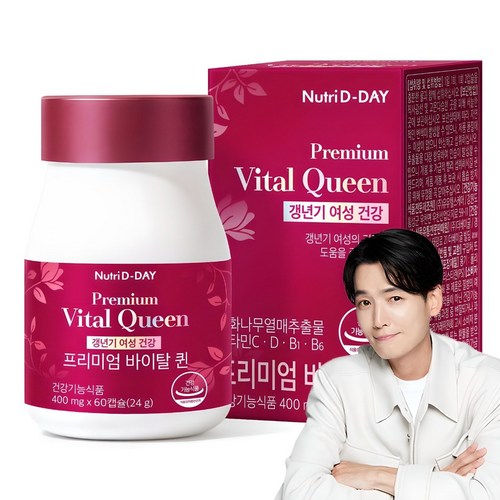 뉴트리디데이 프리미엄 바이탈 퀸 갱년기 영양제 24g, 60정, 1개