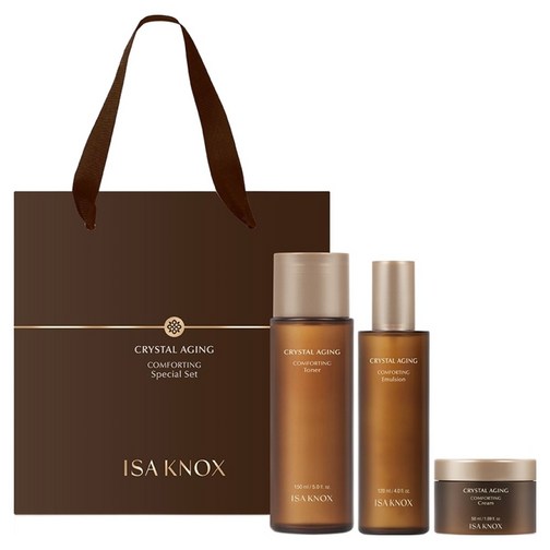 이자녹스 크리스탈 에이징 컴포팅 3종 세트 + 쇼핑백