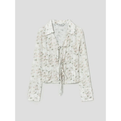 에잇세컨즈 8 Seconds 8SECONDS 패턴 블라우스 카키 165564CY1H 441132