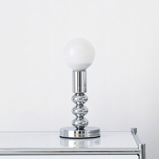 E26색상랜덤전구선물GLEN 단스탠드 E26 20cm KS2655T2, 크롬 4834.1310