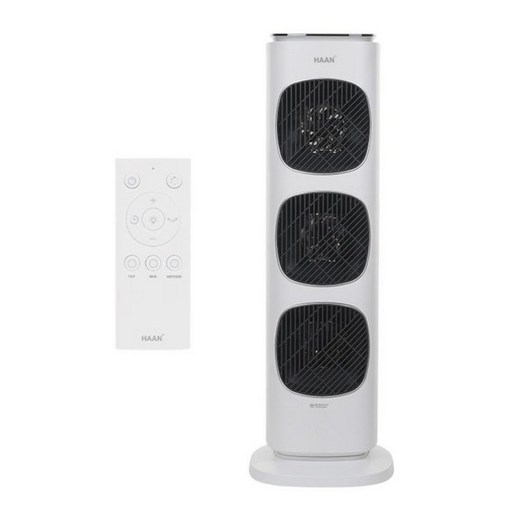 26년형 고스펙 한경희 BLDC PTC 온풍기 공기청정 무드등 가정용 사무실, 화이트