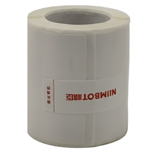 NIIMBOT 自黏性熱感應紙 B21感熱貼紙 80 x 50mm B1/B21S標籤機專用 95張, 8m, 純白