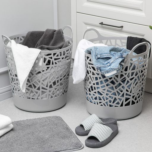 코멧 트임형 빨래바구니 2개입