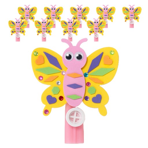 민화샵 봄 피리 만들기 S240083A, 나비, 10개