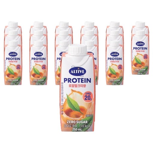 Altive 蛋白飲 皇家奶茶風味, 18瓶, 250ml