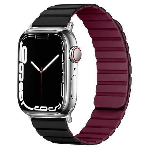 리아몬트 애플워치 마그네틱 투톤 자석 실리콘 스트랩