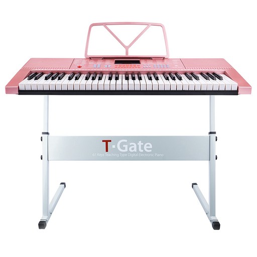 토이게이트 교습용 디지털 피아노 슬림형, TYPE A, 핑크