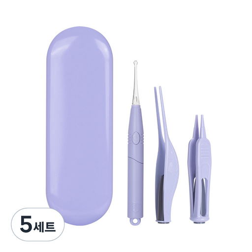 비타할로 LED 이어클리너 퍼플 3종 세트