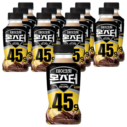 TAKEFIT 巧克力香蕉肌肉專用蛋白飲, 350ml, 12瓶