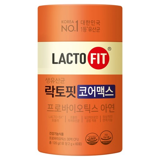 락토핏 생유산균 코어맥스 60p