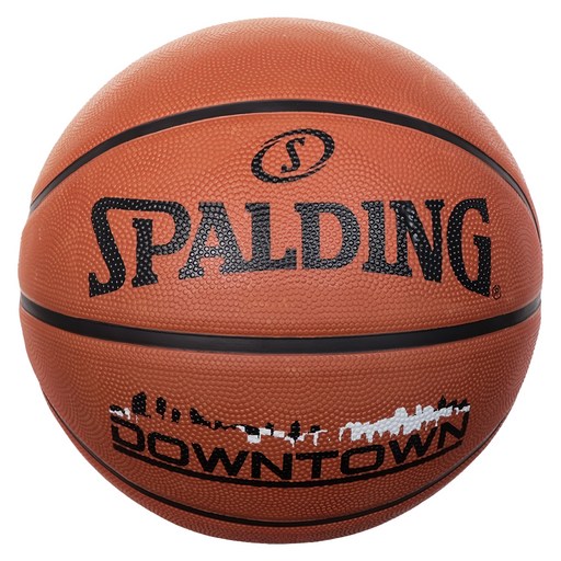 SPALDING 斯伯丁 DownTown 橡膠籃球 SPA84363, 1個