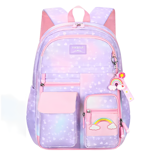 PIKBEAR 馬卡龍星空減壓護脊兒童書包