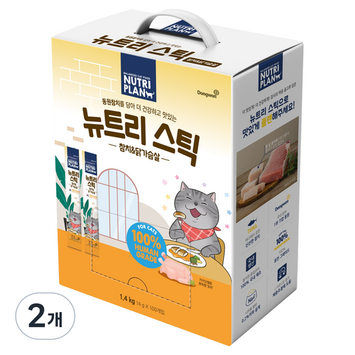 동원뉴트리플랜 고양이 뉴트리 스틱 100p