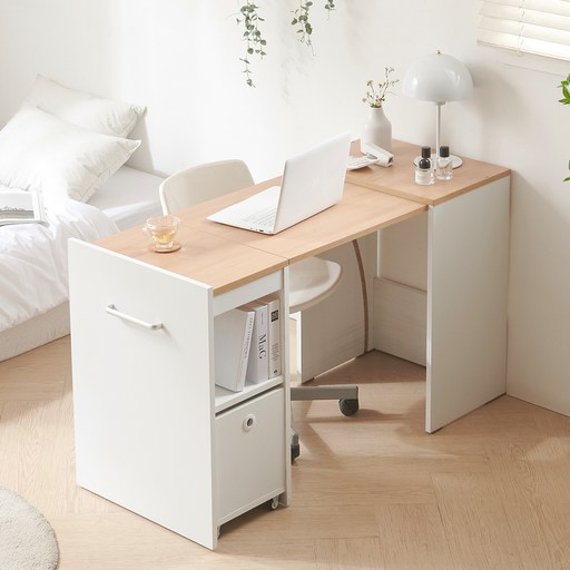 에코트렌드 시크릿 확장형 공간활용 폴딩 테이블 고객직접설치