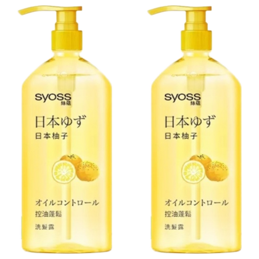 syoss 絲蘊 控油蓬鬆洗髮露 日本柚子 清新果香 髮絲輕盈蓬鬆, 2瓶