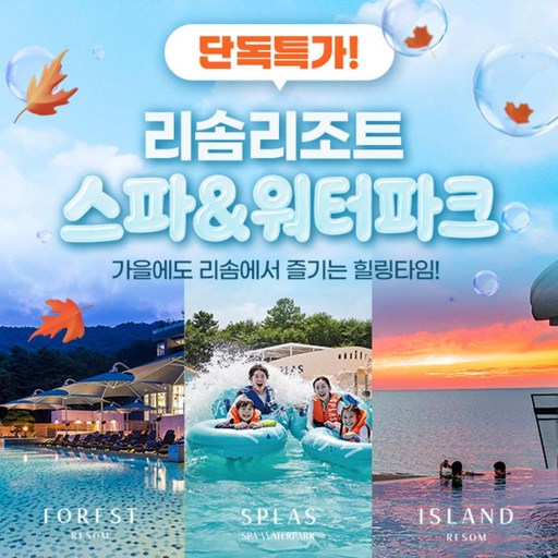 (덕산) 스플라스 리솜 스파&워터파크 [B].소인권