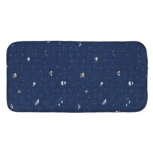 한일전기 밤하늘고래 양면 전기방석, 네이비, 2인용44 x 87 cm