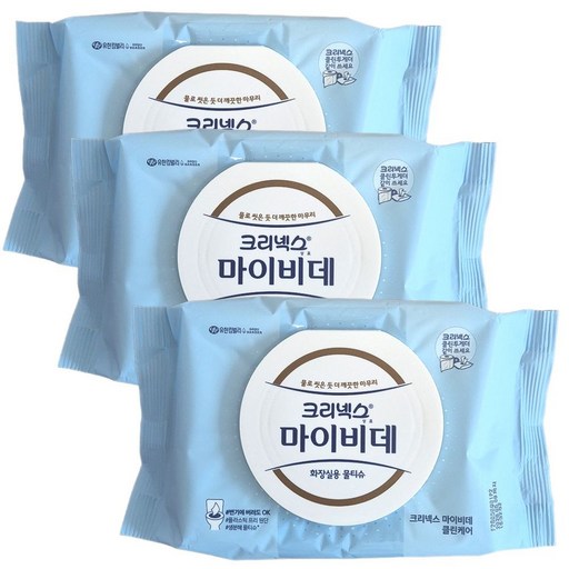 마이비데 크리넥스 화장실물티슈 휴대용 캡형