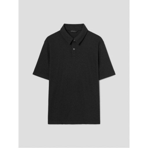 로가디스 폴리 스트레치 반팔 칼라넥 티셔츠 블랙 RY5342PL35 2814724