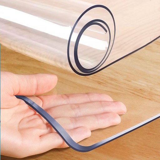 시스슈 방수 내유성 투명매트  PVC 홈 다용도 투명 식탁매트 23mm