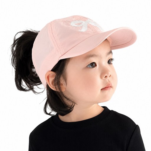 삐삐네옷가게 키즈 여아 리본 물놀이 수영 비치 썬캡모자