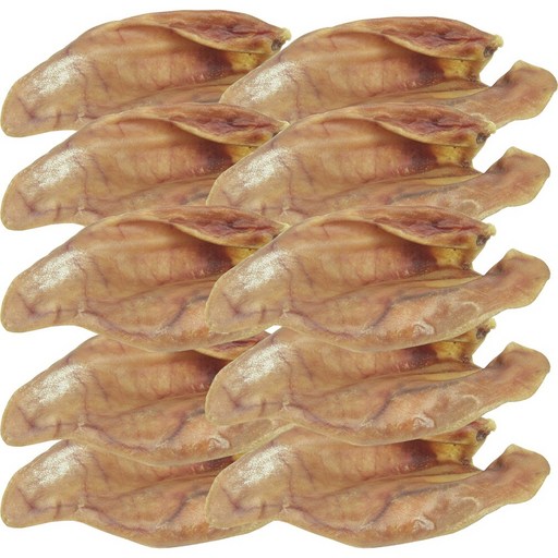 잘먹개 국내산 강아지 수제간식, 돼지통귀, 10개, 43g, 돼지귀통