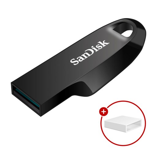 샌디스크 USB 메모리 Ultra Curve 울트라 커브 USB 3.2 CZ550 Gen 1  USB 보호캡