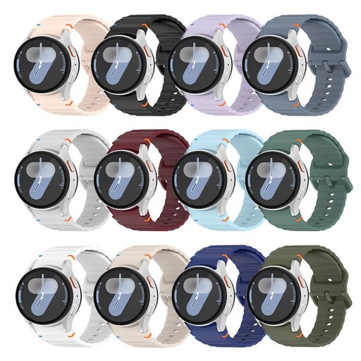 갤럭시워치4 날개형 실리콘 우레탄 플릿 스트랩 시계줄 밴드 40MM44MM클래식42MM클래식46MM골프에디션