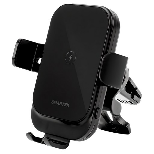 스마텍 차량용 무선 고속 충전거치대, 블랙, STCD350