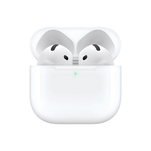 MXP93KHA Apple 2024 에어팟 4세대 액티브 노이즈 캔슬링 블루투스 이어폰 화이트 한층 진화한 사운드를 경험하세요