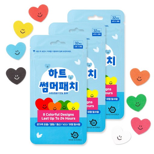 오빌릿 하트 썸머패치 국산 % 32매입