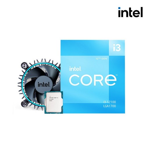 인텔 12세대 CPU 코어 i3-12100 엘더레이크