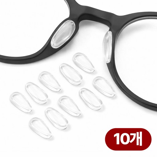원앤모어 안경 흘러내림 방지 미끄러방지 실리콘 에어쿠션 코패드 코받침