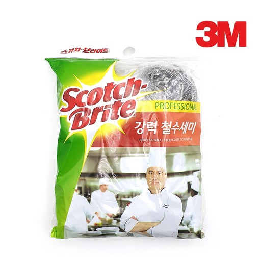 스카치브라이트 스테인레스 철수세미 5개입 1개로 강력한 청소효과 경험하세요