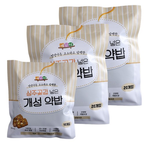 인포벨애드크로스 홈쇼핑 개별포장 상주곶감 넣은 개성 약밥 전통 견과류 건강 약식 부모님 어르신 영양간식