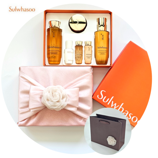 설화수 자음생 2종 기획세트 백화점 보자기 쇼핑백 선물세트, 1개