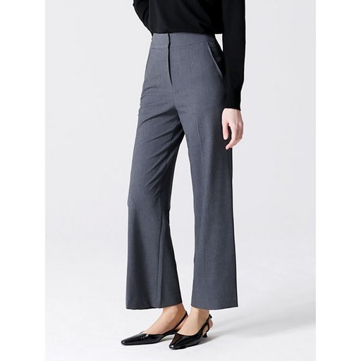 리스트 퍼펙트핏 솔리드 백 밴딩 와이드 팬츠 택가격 168000원