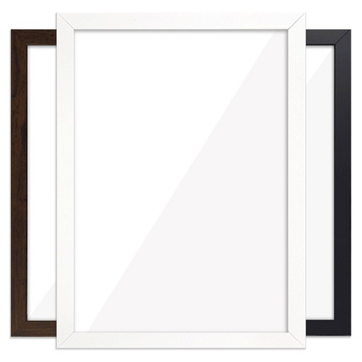 우드 액자 A1 A2 A3 A4 18mm 나무 프레임 벽걸이 타입, 1개, 18mm 화이트