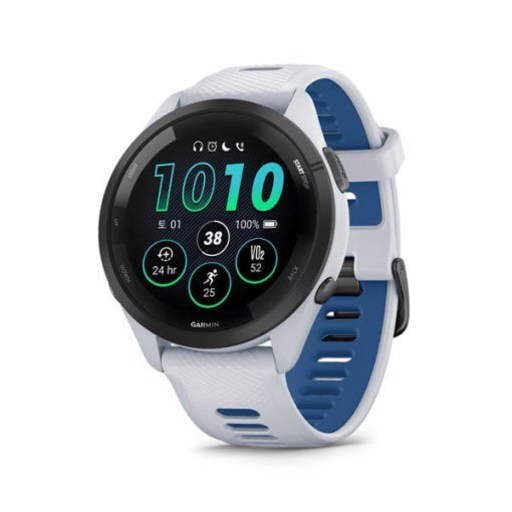 가민 포러너265 러닝 GPS스마트워치 아쿠아, 46mm, GPS  블루투스, 46mm, 화이트스톤