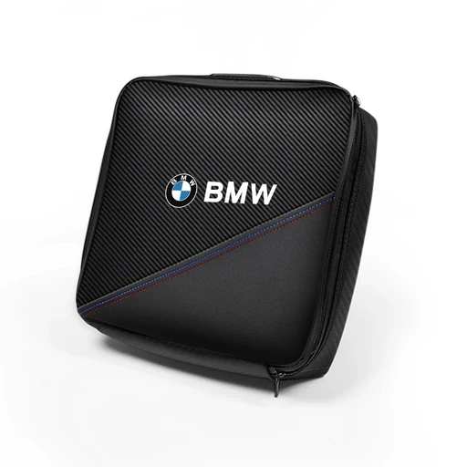 BMW i4 F40 F11 E46 G30 차량용 충전식 건 보관함 가죽 정리함 케이스 자동차 수납 액세서리 키체인