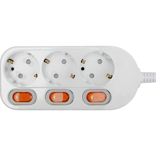 WI-MC21633 절전형 개별 스위치 멀티탭 3구 효율적인 전력 관리