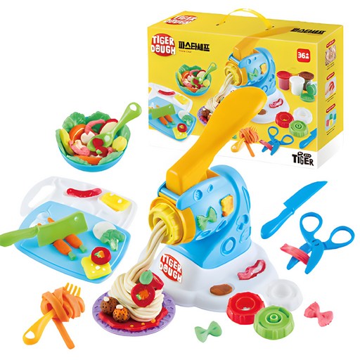 마이리틀타이거 타이거 도우 파스타 셰프 유아용 클레이