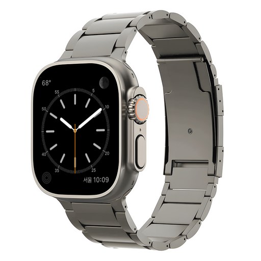 끼움 애플워치 호환 프리미엄 티타늄 100 메탈 스트랩 밴드, 티타늄
