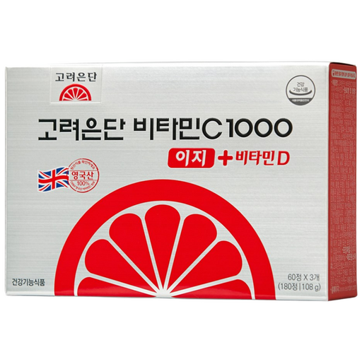 고려은단 비타민C 1000 이지+ 비타민D 108g