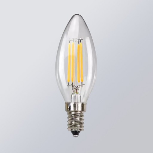 LED 촛대구 전구색 에디슨전구 카페조명 샹들리에 전구 KS인증, E14  전구색노란 빛, 5개