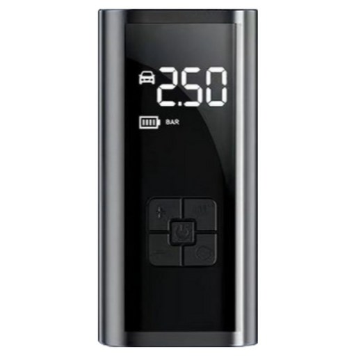 타이어 공기압 주입기  휴대용 무선 올인원  세트 6000mAh  타이어 압력 모니터링/led손전등/보조배터리/자동차 농구공 자전거 오토바이 다용도에어펌프