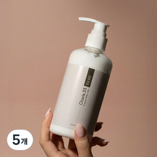 뉴뉴 샤를33 라임바질 네놀리 바디로션, 5개, 300g